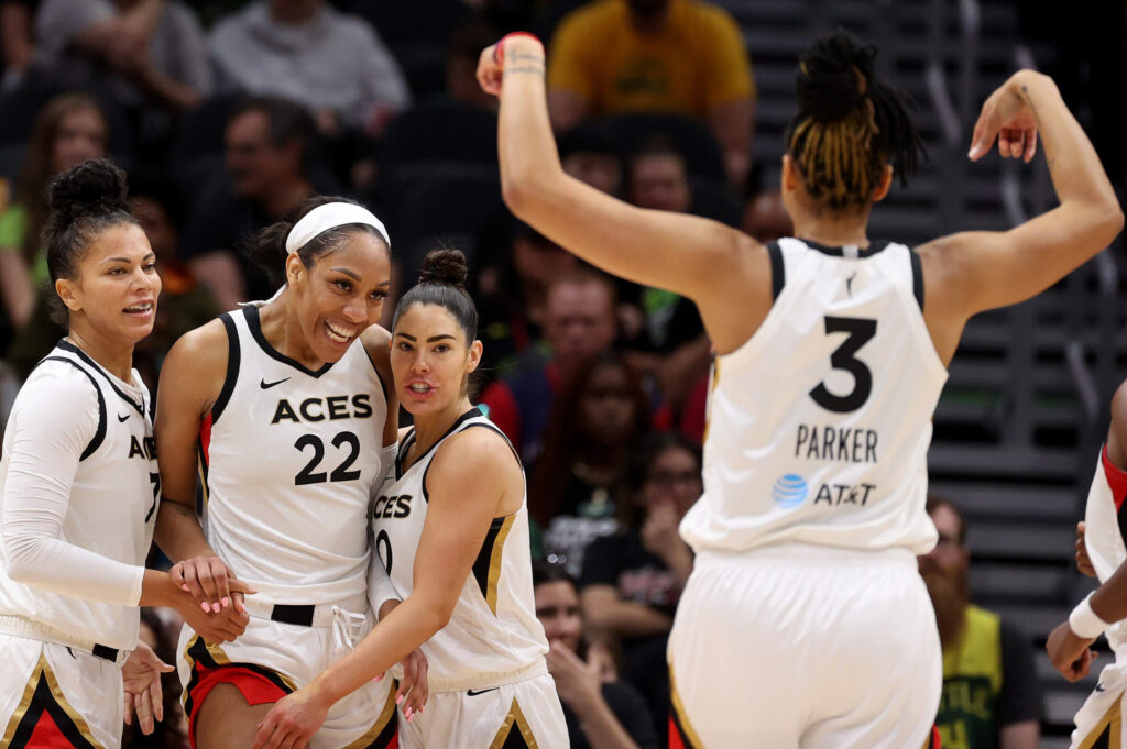 A'Ja Wilson is expected to shine in this matchup of Connecticut Sun vs. Las Vegas Aces