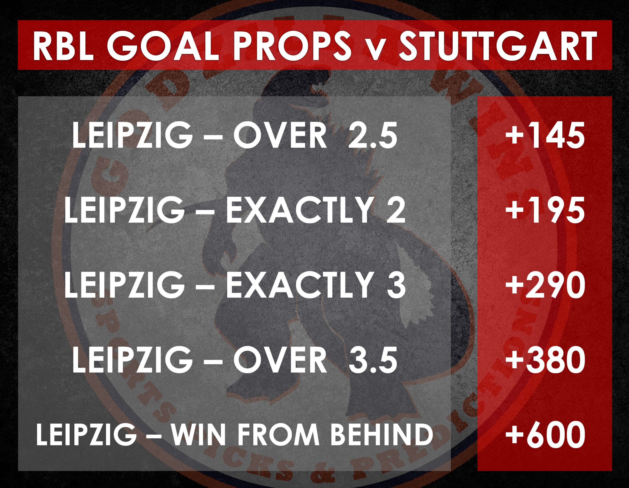 RB Leipzig v Stuttgart props