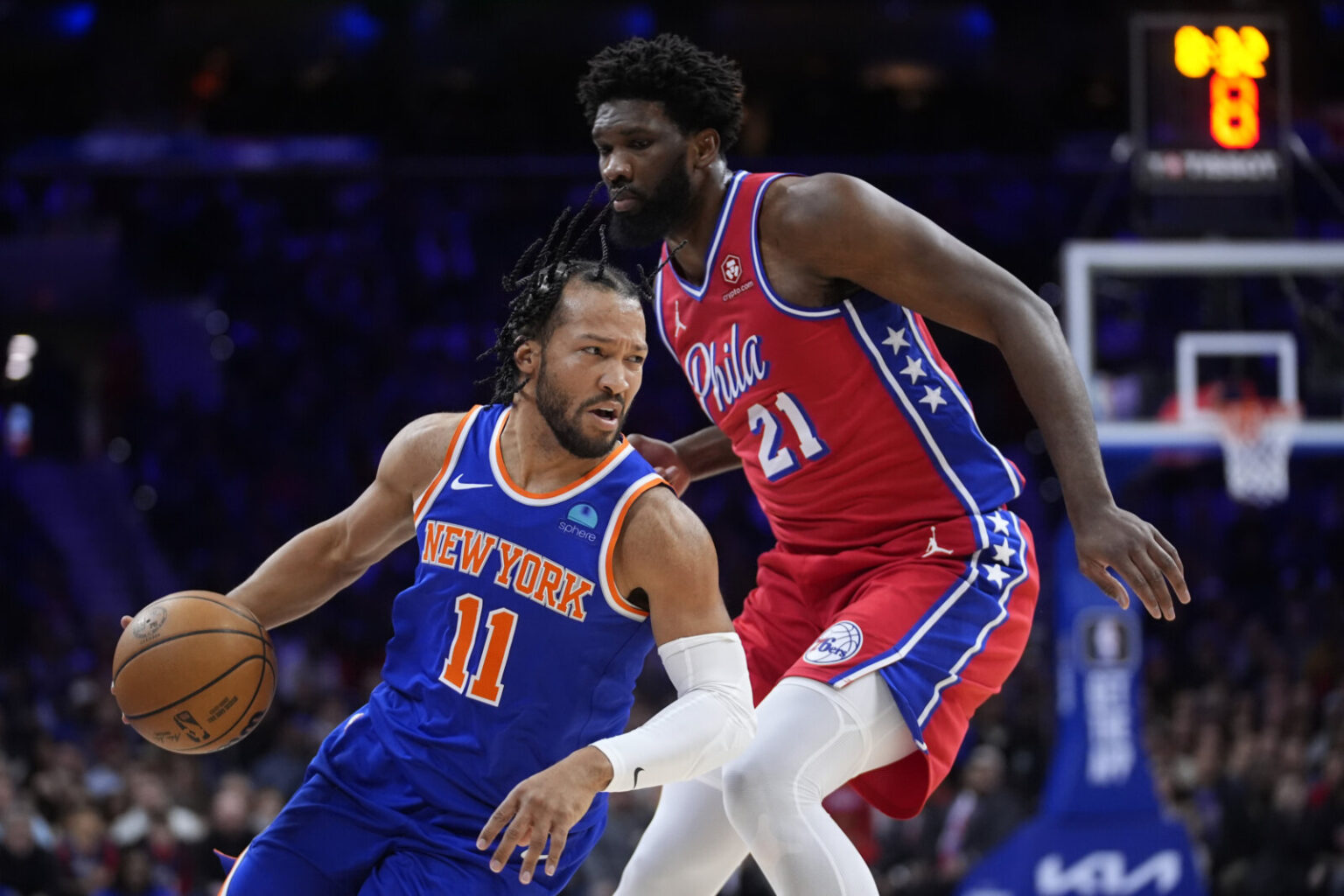 Philadelphia 76ers look to steal Game 1 of their first-round playoff series against the New York Knicks